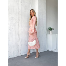 Довга літня сукня Рожевий, M-L