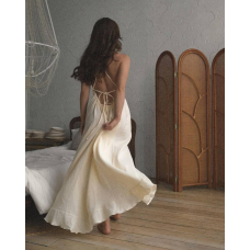 Літній жіночий сарафан із відкритою спиною