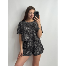 Жіночий літній костюм трикотаж-масло