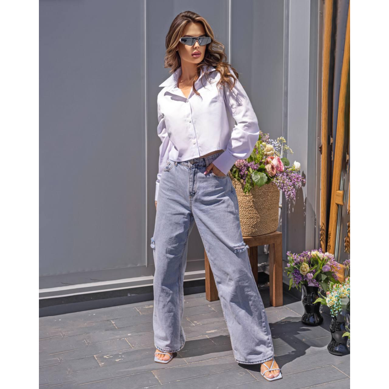 Жіноча вкорочена сорочка