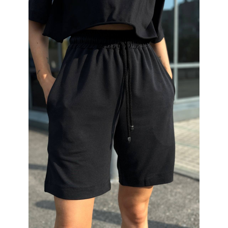 Шорти бермуди жіночі Чорний, 46-48