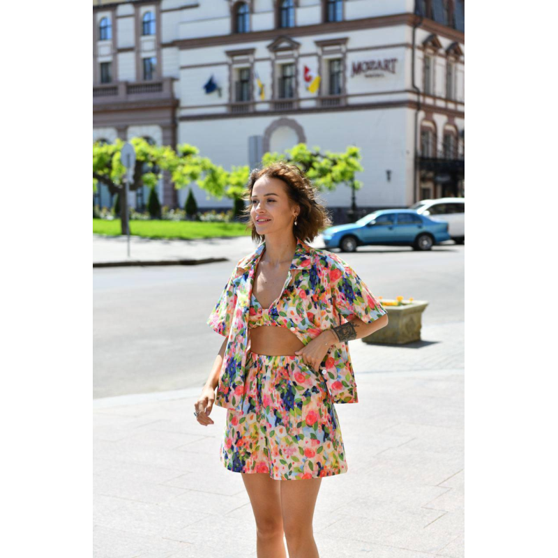 Жіночий літній костюм з бавовни «Valencia»