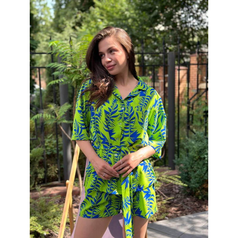 Костюм жіночий літній штапель-шовк XS/S