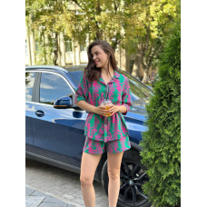 Костюм жіночий літній штапель-шовк XS/S