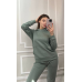 Костюм спортивний жіночий трьохнитка петля Олива, XXL Костюм спортивний жіночий трьохнитка петля Олива, XXL