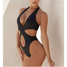 Купальник жіночий цільний Чорний S