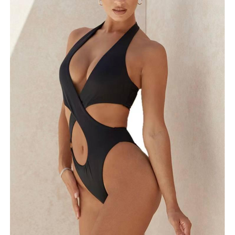 Купальник жіночий цільний Чорний S