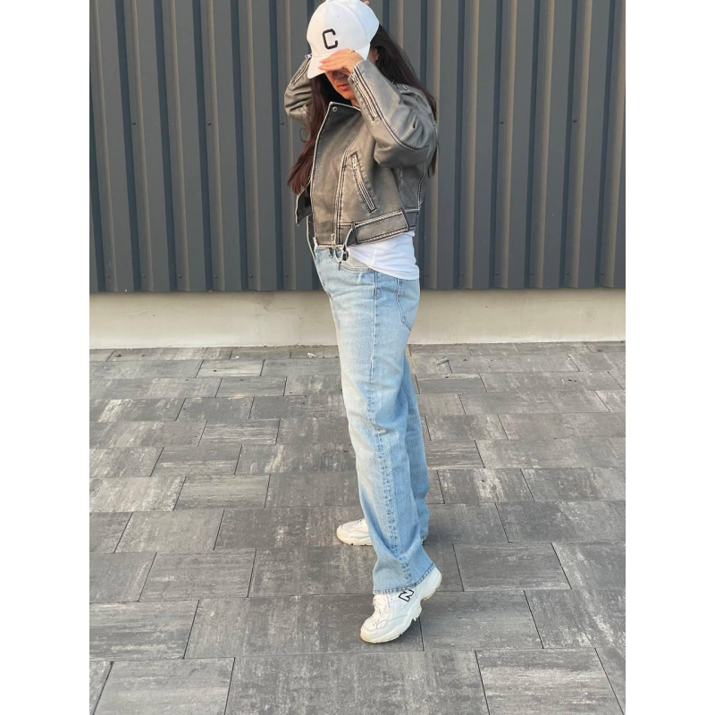 Косуха жіноча коротка, Сірий, М