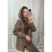 Костюм спортивний жіночий трьохнитка петля Капучино, XXL Костюм спортивний жіночий трьохнитка петля Капучино, XXL