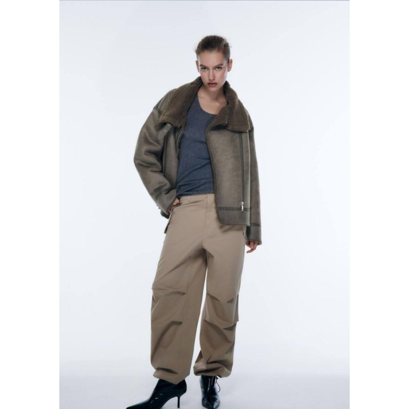 Дублянка жіноча на змійці Коричнева S