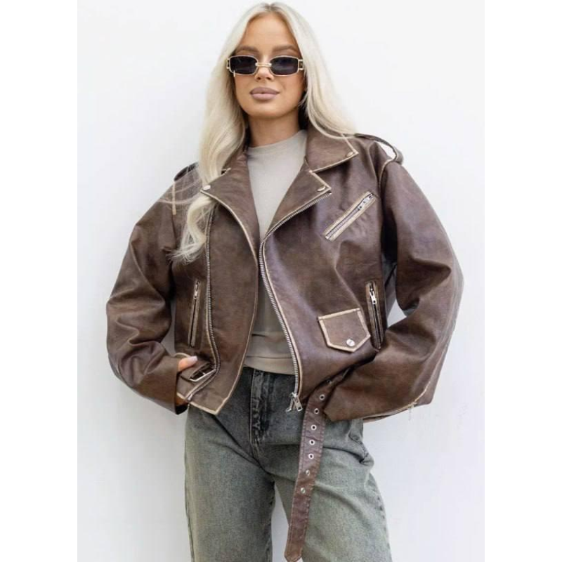 Косуха коричнева жіноча, Коричневий,L