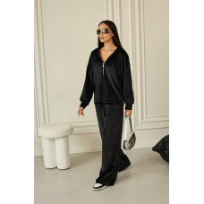 Костюм жіночий велюровий Чорний,48/52