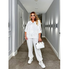 Костюм жіночий трикотаж з капюшоном