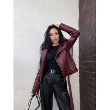 Куртка косуха жіноча, Бордо XL