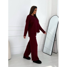 Жіночий костюм ангоровий, Бордо 48-52