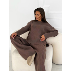 Ангоровий жіночий костюм, Шоколад, 42-46