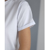 Базова футболка жіноча однотонна біла, M