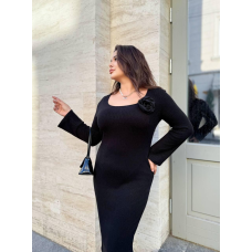 Жіноча сукня-міді осіннє