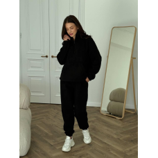 Жіночий зимовий спортивний костюм Чорний, M-L