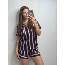 Жіноча сатінова піжама