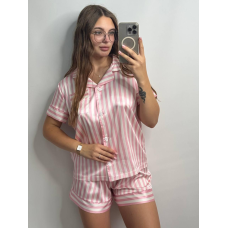 Жіноча сатінова піжама