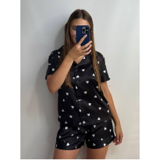 Жіноча сатінова піжама