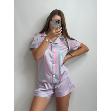 Жіноча сатінова піжама