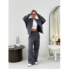 Жіночий костюм-двійка з широкими штанами