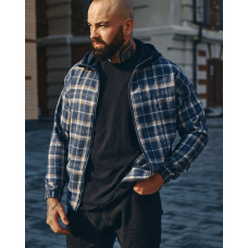 Куртка-сорочка синій S