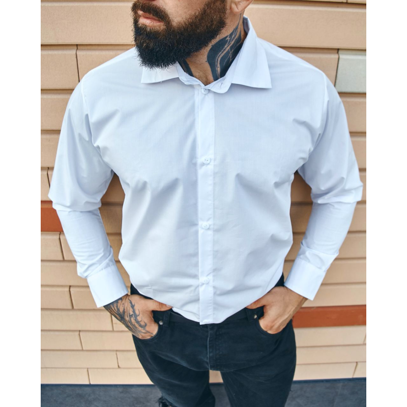 Сорочка класична білий XL