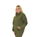 Жіноче худі на флісі, батал Хакі, 4XL/5XL