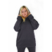 Жіноче худі на флісі, батал Сірий, р.2XL/3XL