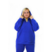 Жіноче худі на флісі, батал Електрик, 2XL/3XL
