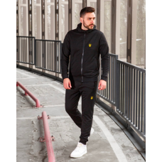 Костюм спортивний чоловічий тризуб весна Чорний M