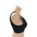 Бюстгальтер топ з широкою гумкою, чорний, 65-70 (чашка АА-A-В)