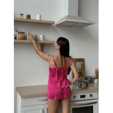 Піжама жіноча шовкова майка з шортами