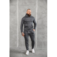Теплий спортивний костюм чоловічий Європа Графіт M