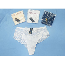 Мереживні жіночі труси Білий XL