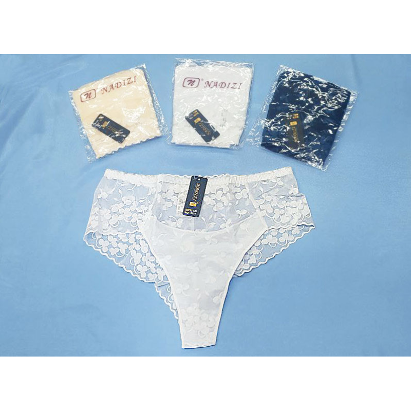 Мереживні жіночі труси Білий XL Мереживні жіночі труси Білий XL