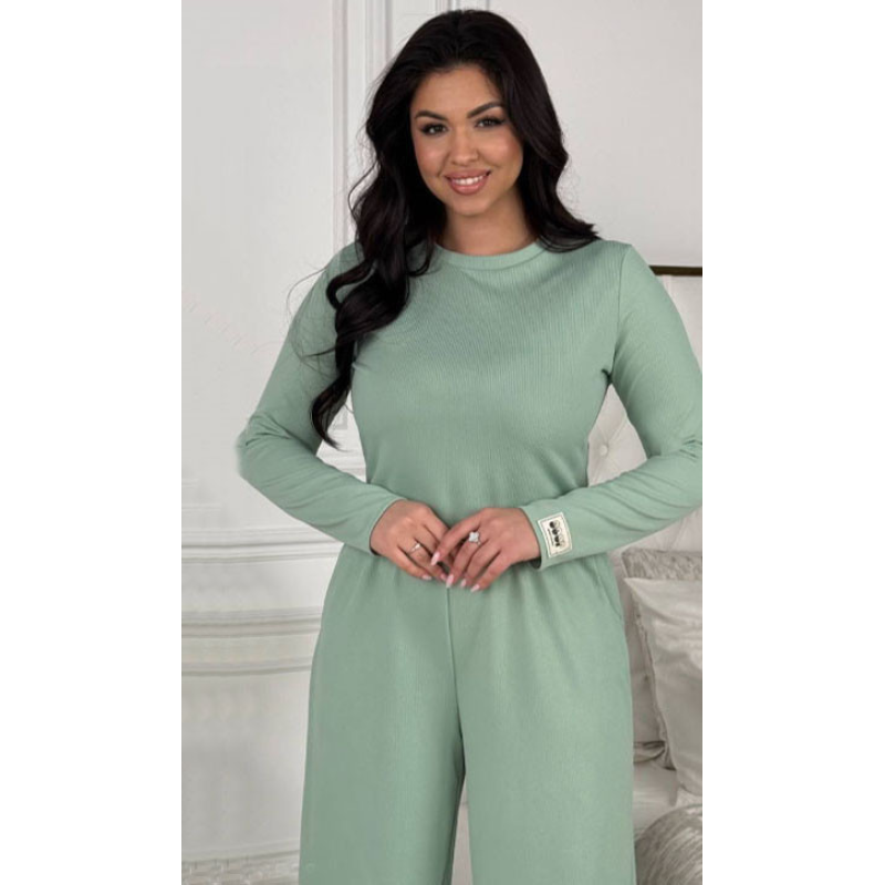 Жіночий костюм штани з лонгслівом