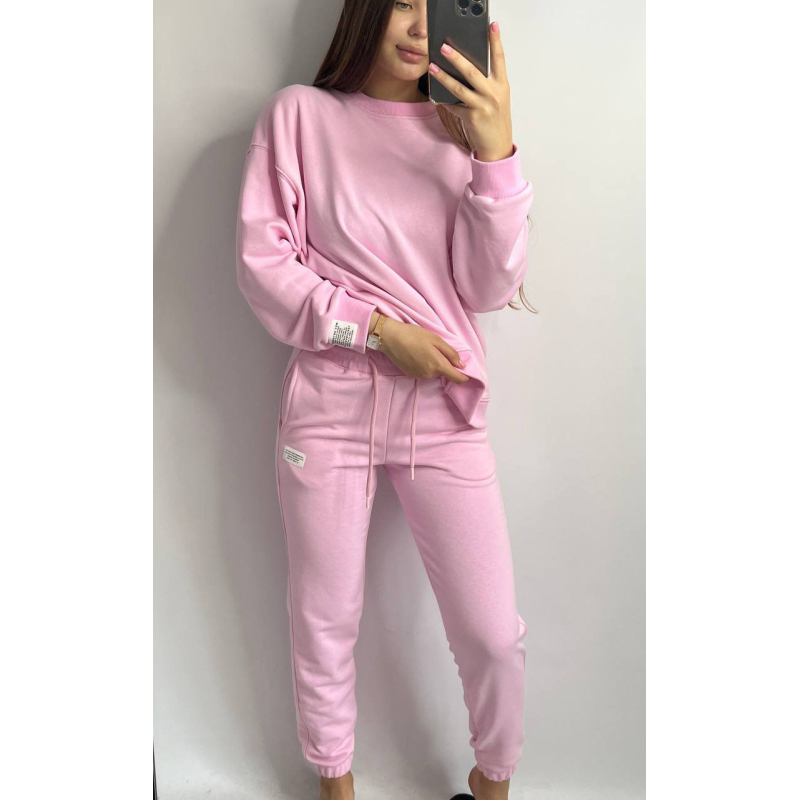 Спортивний костюм для дівчат рожевий XS/S