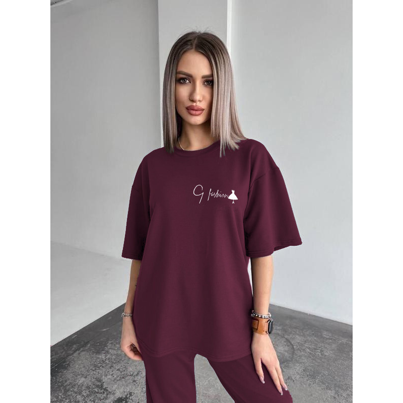 Жіночий повсякденний костюм футболка зі штанами Жіночий повсякденний костюм футболка зі штанами