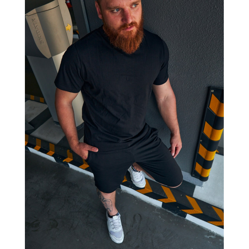 Чоловіча футболка базова Чорна, L