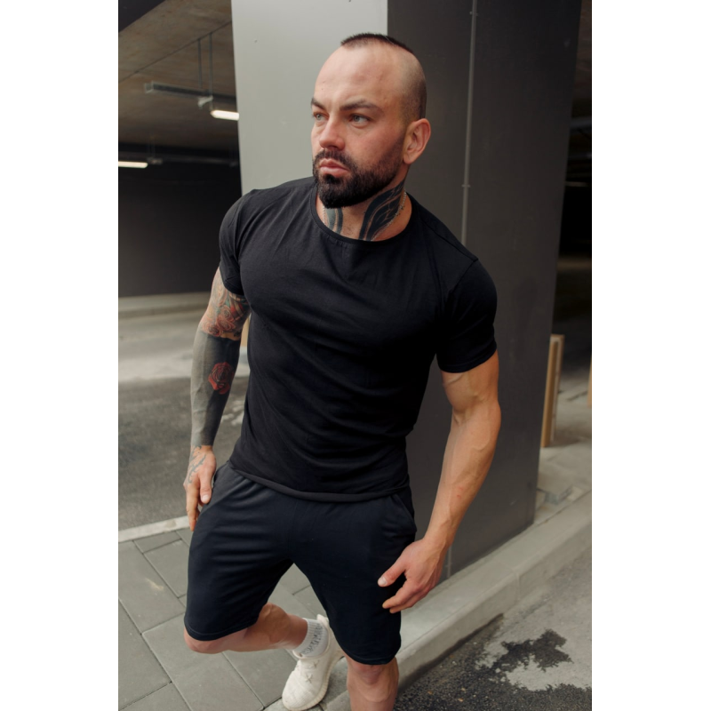 Чоловіча футболка базова Чорна, XL