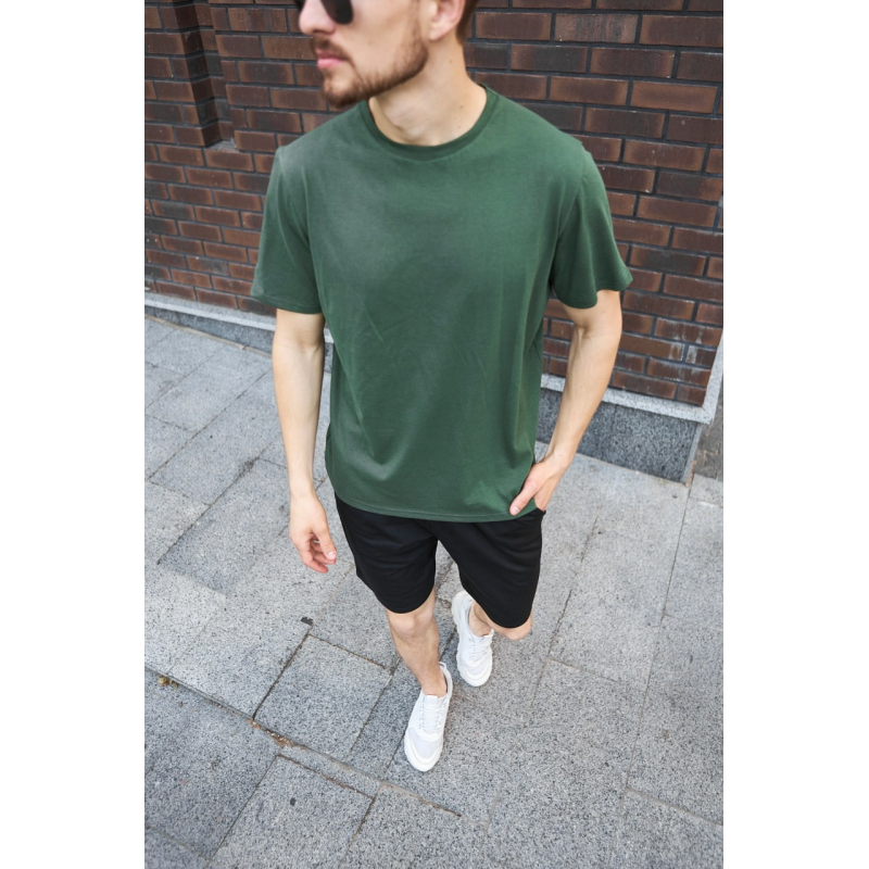 Чоловіча футболка базова Хакі, L