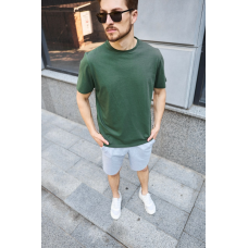 Чоловіча футболка базова Хакі, XL