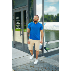 Чоловіча футболка базова Синій, M