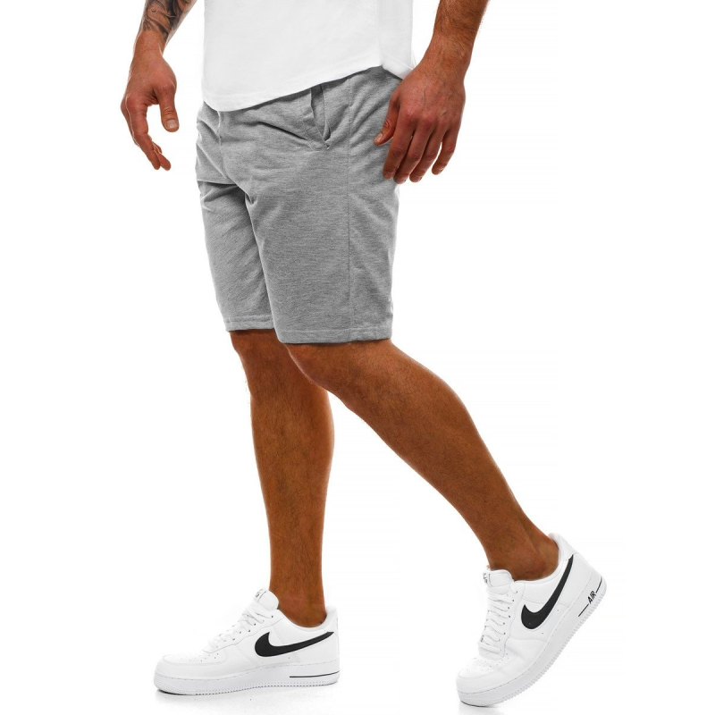 Шорти чоловічі трикотажні Сірий, M