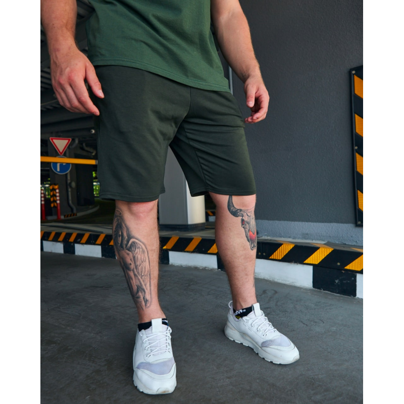 Шорти чоловічі трикотажні Хакі, M