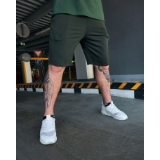 Шорти чоловічі трикотажні Хакі, L